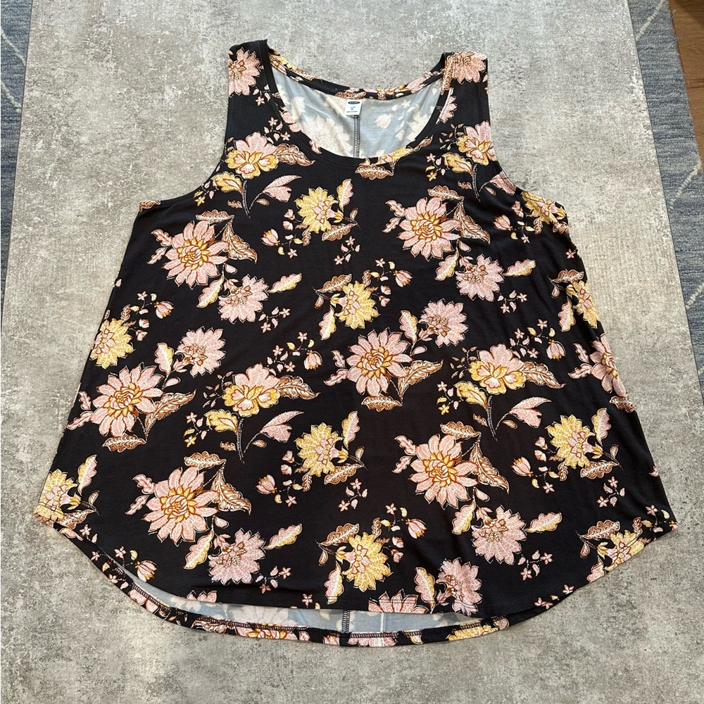 Sleeveless Floral Top